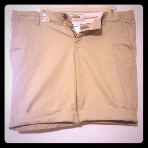 Khaki Bermuda shorts